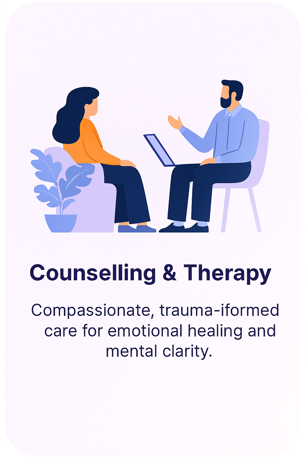 Counselling & Therapy illustration